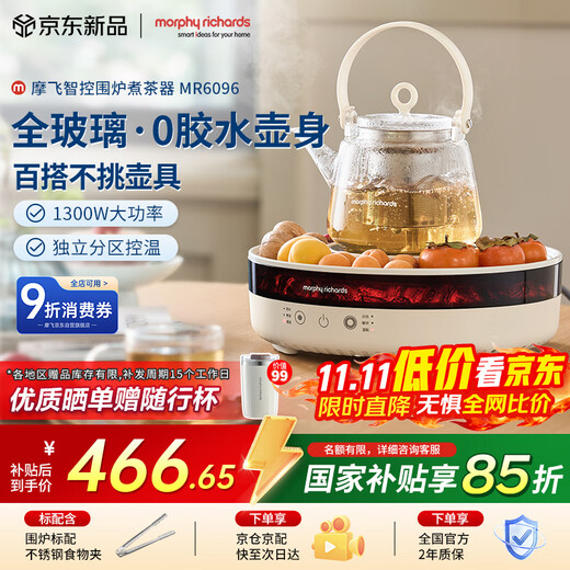 Morphyrichards all-glass health pot multi-function electric ceramic stove for tea making around the stove