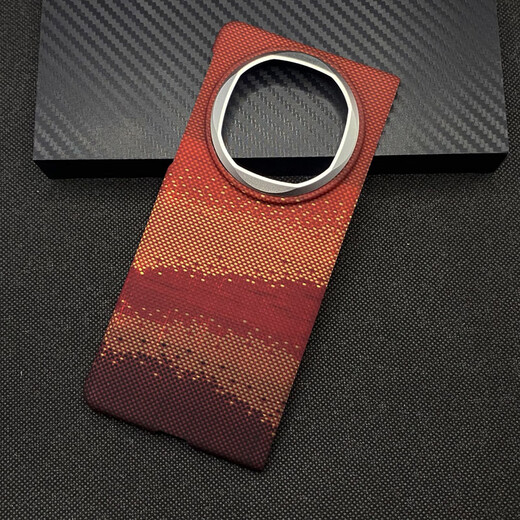 Huawei (HUAWEI) original quality suitable for Kevlar mobile phone protective case aramid fiber MateX6 carbon fiber full black and gray rough back cover Huawei_Mate_X6