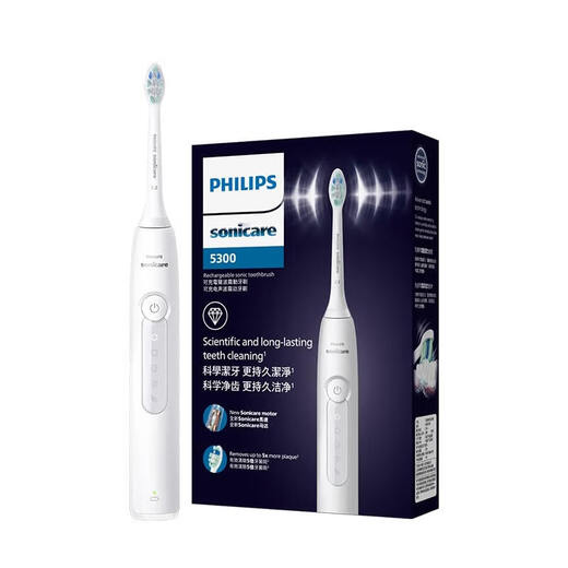 Philips Electric Toothbrush Diamond 3 Series Professional Cleaning and Tooth Care HX6730 Upgraded Couple Gift for Men’s Birthday Gift Haoyue White HX5181/01