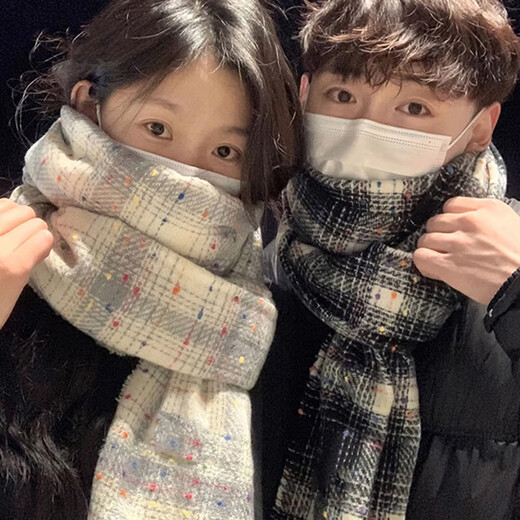 Pull back 2026 Year of the Horse New Year Gift Scarf Women's Winter Warm Atmosphere Shawl Student Birthday Valentine's Day Surprise