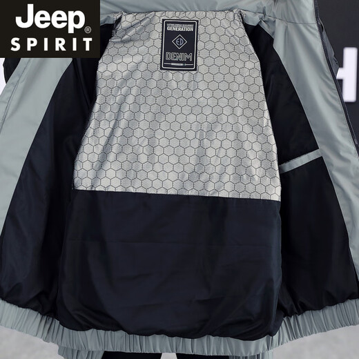 JEEP SPIRIT Premium Stand Collar Down Jacket Men's Winter Jacket 2025 New Lightweight Coldproof Versatile Winter Top Short Black M