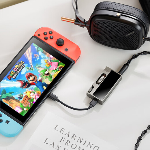 SHANLING UA7 tube portable decoder amp hifi small tail decoder audio amplifier 3.5 single-ended + 4.4 balanced replaceable cable APP full function control Dark Night Black