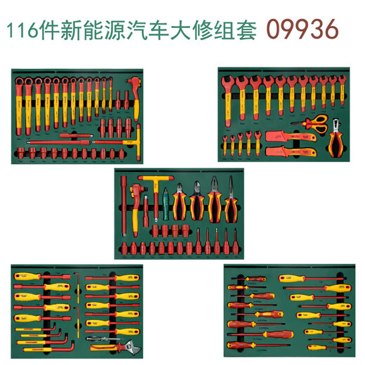 Shida Tools 116-piece new energy vehicle overhaul set 09936