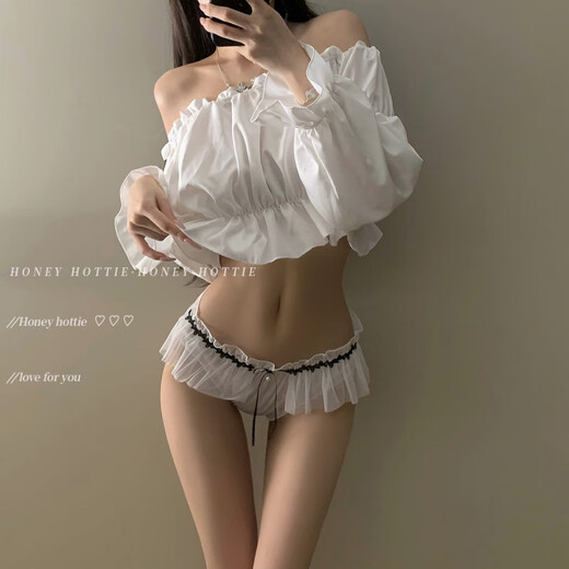 Universal sweet lace underwear for women, thin, sexy spliced mesh bow, transparent low-waist briefs, light pink, 12% off for orders of 5 pieces L