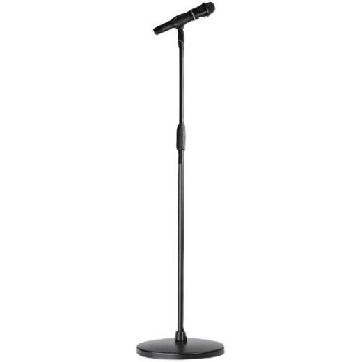 Aoyanlai microphone stand microphone cantilever floor tripod metal telescopic portable mobile phone live broadcast stage karaoke stand black (floor-standing 1.65 meter disc cantilever)