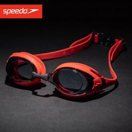 Speedo speedo flying fish swimming goggles waterproof and anti-fog high-definition large frame men and women adult black