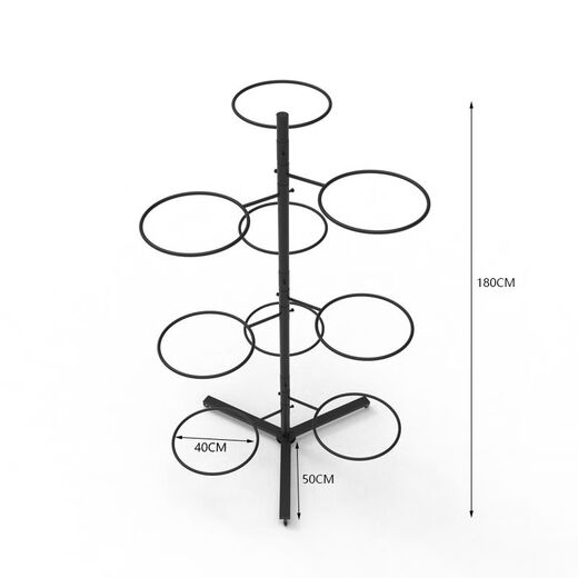 Movable yoga ball rack storage rack storage wave speed ball storage rack Pilates gym small storage rack gold can store 9 balls and can hold 45-75CM