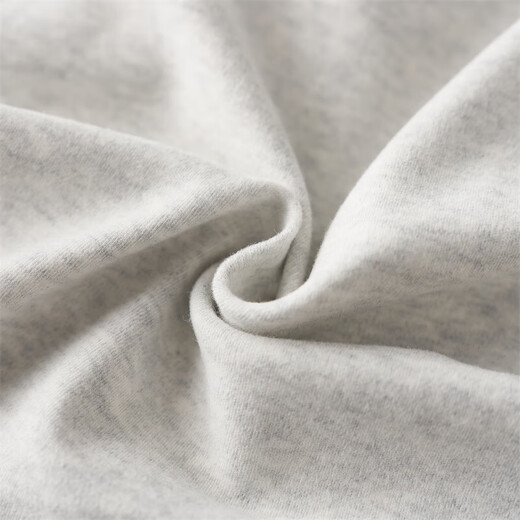 Autumn and winter 280g soft velvet cotton high-elastic warm baby swaddling clothes type A boneless baby triangle romper, off-white 66cm