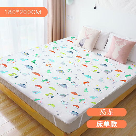 Jialiya GRACE baby waterproof, washable and breathable all-season children's washable menstrual period large mattress 1 pack 180*200cm (1 pack 100*150cm (little deer)