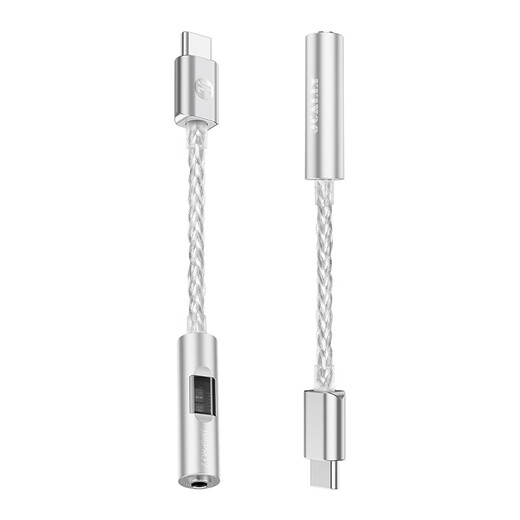 JCALLY JM6PRO 2 decoder amp typec small tail dual-core CX31993+MAX97220 mobile phone headphone accessories convenient HiFi adapter DAC audio cable JM6PRO 2 dual-core strong thrust appearance upgraded model