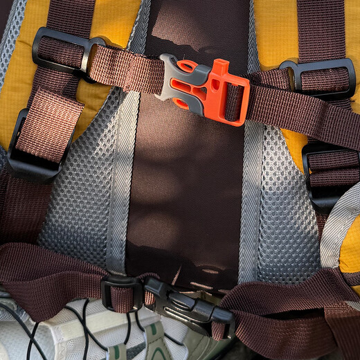 Outdoor Hiking and Mountaineering Bag Large Capacity Lightweight Sports Style Backpack for Women Versatile Travel Waterproof Cycling Backpack for Men Chaya Yellow