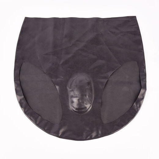 Men's transparent latex underwear sexy belt cover Yiyang pants men's tight briefs one-piece safety pants 4009 4008 flesh-colored thong one-size-fits-all