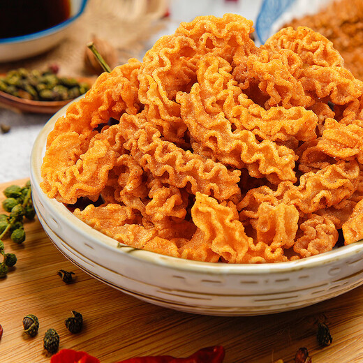 辈儿香 八爪烧12袋552g（麻辣味+酱爆肉味各6袋）休闲零食锅巴膨化食品
