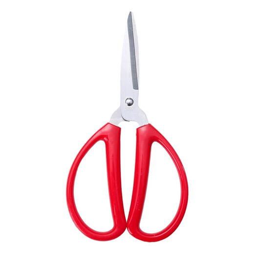 Best selling on the whole network Powerful scissors, household leather scissors, industrial scissors, kitchen scissors, muscle and bone scissors, chicken bone scissors, stationery scissors, medium red household scissors 1 pack