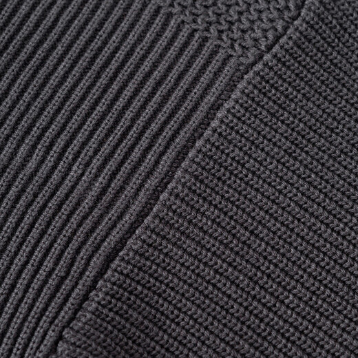 JEEP American trendy Henry collar handsome sweater 20 autumn and winter fashionable warm casual versatile men's sweater gray khaki XL