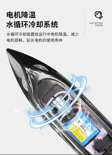 Tingbaila net automatic decoupling boat remote control pull net boat decoupling and lowering the net artifact ship speed boat high power net release water rat manual net removal one battery takes 1 hour