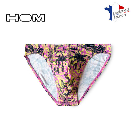 HOM French men's fashion underwear boxer briefs men's boxer briefs briefs thong 402654-red 2XL