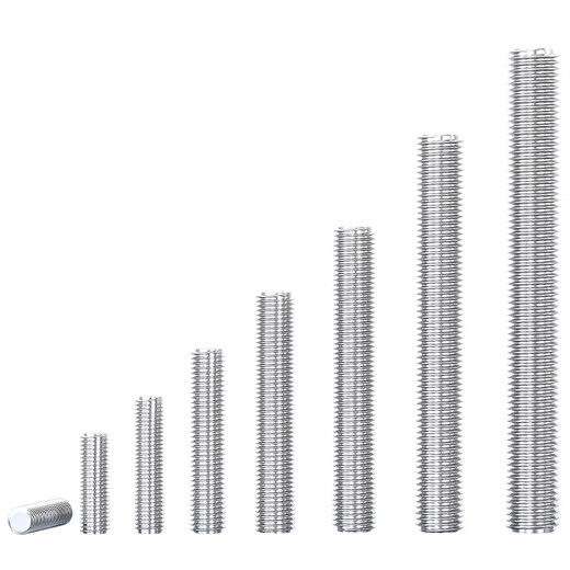 Tianzhuo Hardware fully threaded dental rod 304 stainless steel screw screw screw headless bolt stud M3M4M5M6M8M10-M16 M4*40- 20 pieces