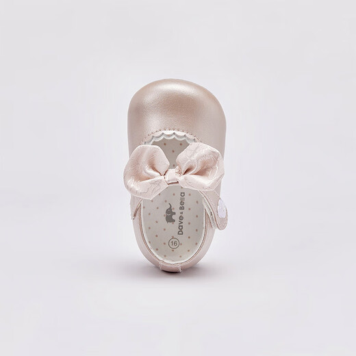 David Bella baby step front shoes autumn baby newborn soft sole shoes leather shoes princess shoes
