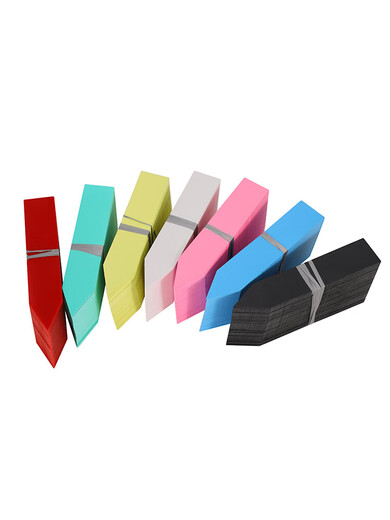 新款一字打孔塑料园艺标签花卉标签标牌绿植多肉标签兰花标SN1382 5*1cm绿色[100片]