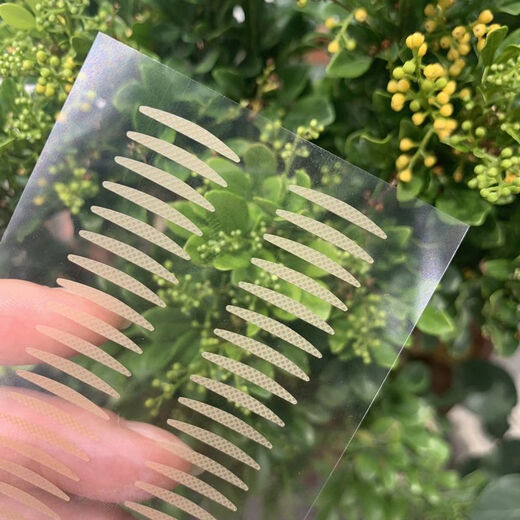 Mi Jiao Zhi You Shi partial double eyelid patch to adjust the eye head fine-tuning lace mesh pattern swollen eyes special short half small partial small size 3 pieces 120 patches