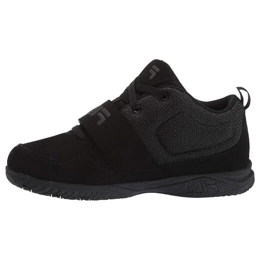 FILA comfortable, sports and versatile shock-absorbing and wear-resistant low-top running shoes for men and women, black black 47