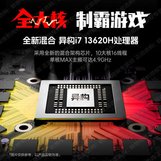 联想拯救者Y7000P电竞游戏笔记本电脑 2025补贴20%满血5060独显可选悦高性能大学生办公设计3D建模手提 i7-13620H 16G 1GB 悦Pro升级 全新升级  官方正品
