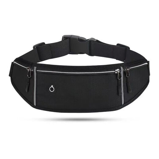Sports waist bag, running mobile phone, outdoor multi-functional storage bag for men and women, water belt, equipment arm bag, upgraded blue, universal for mobile phones without water bottle compartment