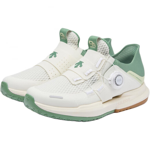 DESCENTE TRAINING Comprehensive Training Series Comfortable and Versatile Rebound Low-top Children's Training Shoes Youth Green-GN 33