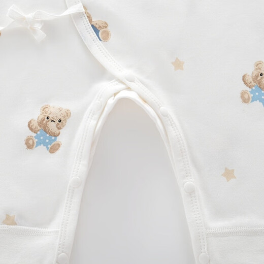 The hottest item on the Internet Four Seasons Baby Onesies Category A Pure Cotton Baby Romper Suit Boneless Newborn Baby Snail 52cm