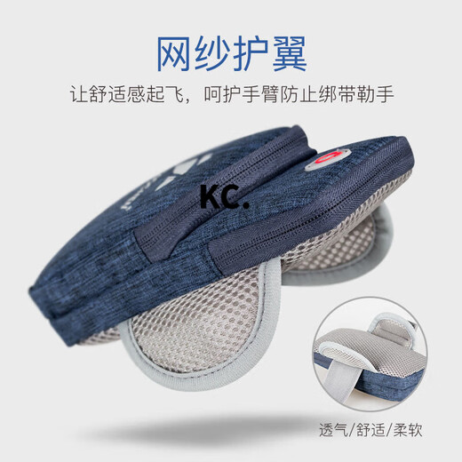 Kaooseen running mobile phone arm bag outdoor mobile phone bag men's and women's universal arm strap sports mobile phone arm sleeve wrist bag waterproof blue diamond pattern