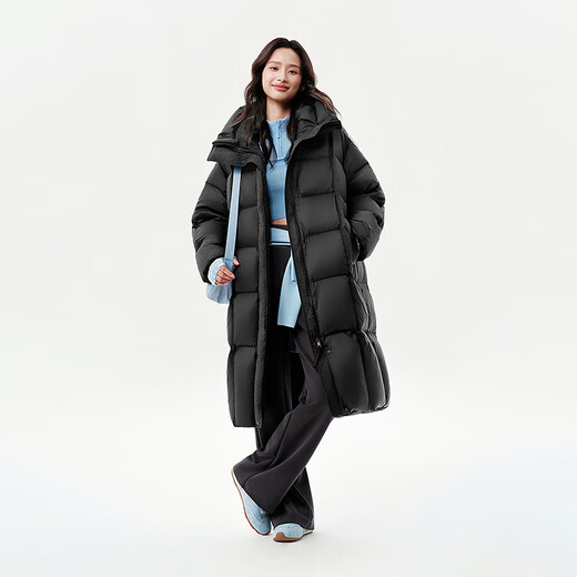 Bosideng 2025 Winter Hooded Long Sleeve Long Casual Down Jacket Women's Jacket B250245924XS