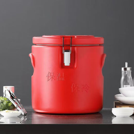 Baichao insulation bucket commercial large-capacity rice bucket stainless steel soup porridge bucket soy milk ice powder bucket stall ice bucket extra long insulation box 10# extra thick no faucet foam three-layer insulation for longer lasting