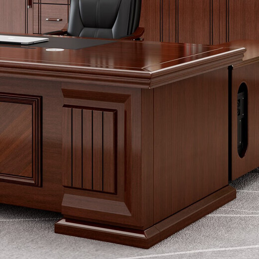 Office boss desk president desk simple modern boss desk new Chinese style desk supervisor desk office desk and chair combination 1.6 meters single table