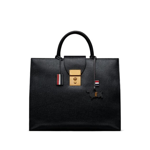 THOM BROWNE Light Luxury Women's Black Wallet Black One Size