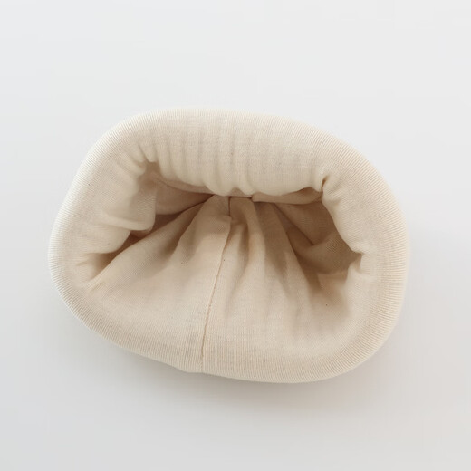 Baby Hat Autumn and Winter Pure Cotton Baby Antler Knitted Hat Thickened Warm Winter Infant and Child Wool Hat MY J Antler Straight Tong Hat - Beige One Size Recommended 5 months - 3 years old Head circumference 44-51cm