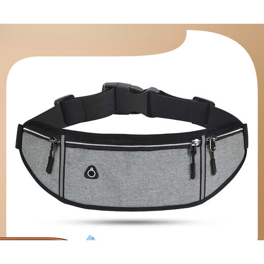 Sports waist bag, running mobile phone, outdoor multi-functional storage bag for men and women, water belt, equipment arm bag, upgraded blue, universal for mobile phones without water bottle compartment