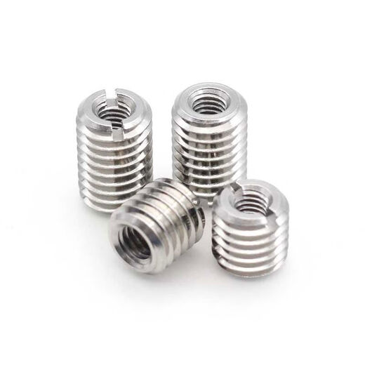 Type 302 self-tapping screw sleeve stainless steel slotted thread bushing protective sleeve M3M12 internal and external repair braces boxed M3-M12 self-tapping screw sleeve combination set type A
