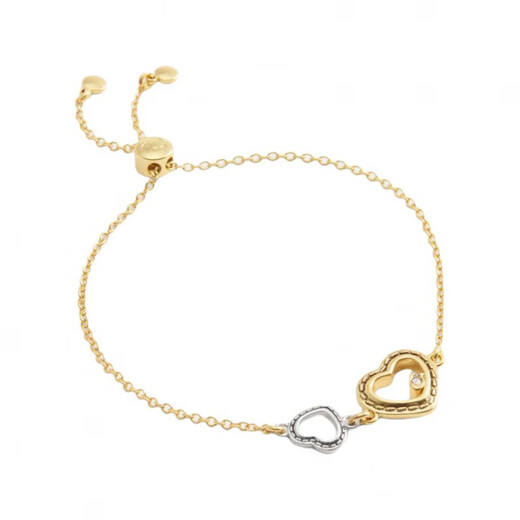 COACH Love Design Brass Plated Bracelet Women's Gold Gold One Size F
