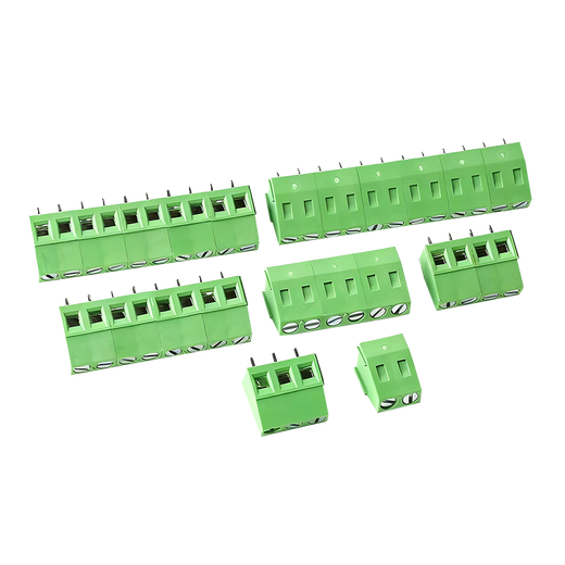 5.0/5.08mm terminal block KF128-2/3/4/5/6/8/10/11-12P screw type L/V terminal block 128L-5.08-2P-copper feet (5 pieces) No Specifications