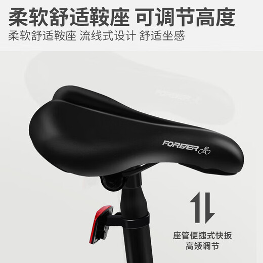 Permanent folding bicycle for adults with variable speed and double shock absorption, ultra-light portable leisure small wheel bicycle for work riding, male and female students, Sandao-Black, magnesium alloy wheels + double shock absorption, 20 inches, suitable for 155-175cm, variable speed model, multi-speed all-around