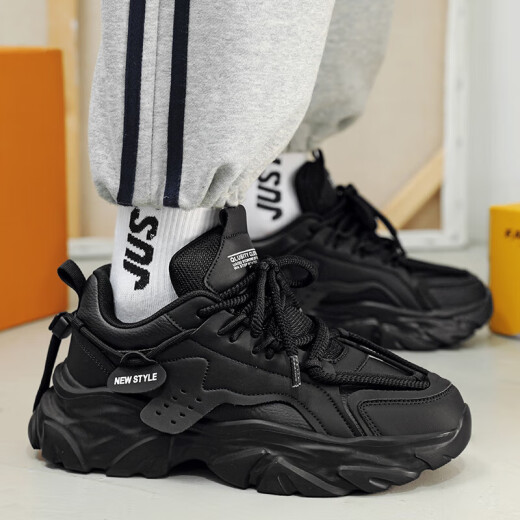 Changxiang Huili Men's Shoes Summer Breathable 2025 Shoes nuevos para hombres zapatos deportivos casuales Suele, suela, trabaja, zapatos de protección de trabajo para hombres Negro [superficie de cuero] 40