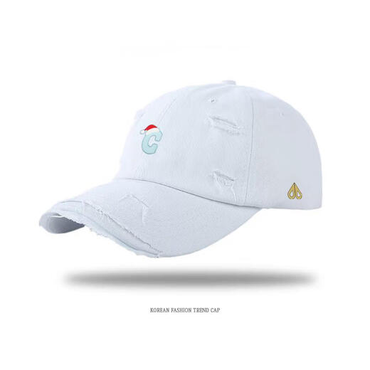Scissors Four Seasons MOOSE Casual Light Luxury Baseball Cap Versatile Men's and Women's Same Style Korean Style Trendy Soft Top Breathable Simple Windproof White