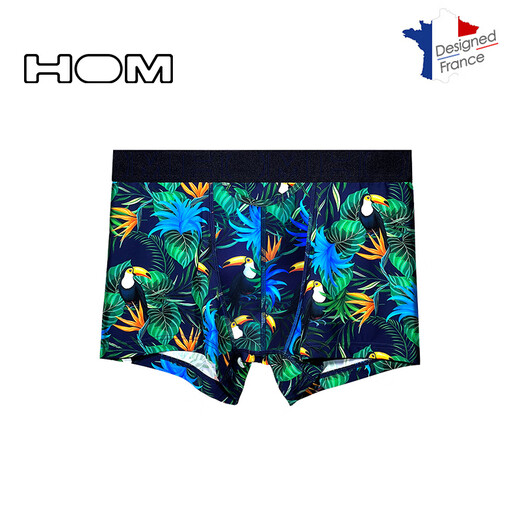 HOM French men's fashion underwear boxer briefs men's boxer briefs briefs thong 402654-red 2XL