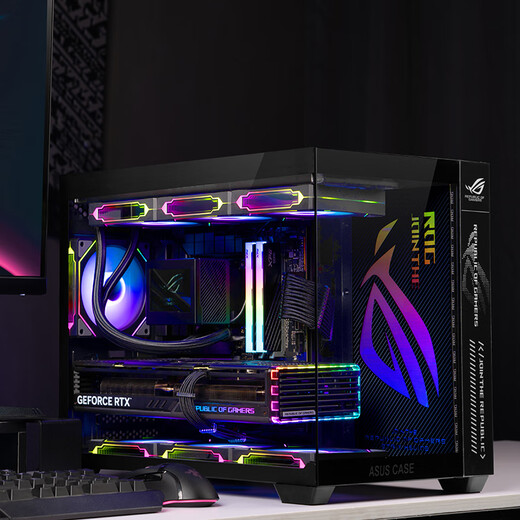 ASUS intel Core i5 14600KF/245KF/RTX5060Ti Delta CSGO Fearless Contract high-end gaming desktop assembly computer host DIY assembly machine RTX5060Ti-16G+15th generation 245KF| Five single host