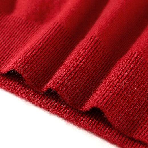 Antonio Cashmere & Sheep Wool Benming Red Series Autumn and Winter Old Money Style Warm Half-Zip Collar Wool Sweater Men's Sweater