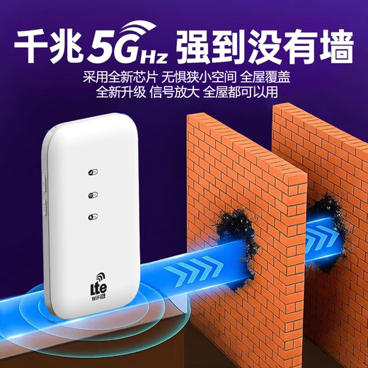 Ka Ning Qizhen 5G Red móvil WiFi inalámbrica portátil Tráfico ilimitado Punto de acceso a Internet con banco de energía Wi-Fi-6 universal nacional Tres redes 2025 Nuevo enrutador para automóvil 5G Verdadero tres redes Versión de fibra 78 núcleos Tráfico libre