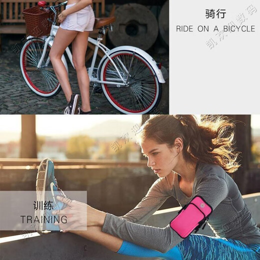 Nikiko running wrist bag mobile phone protective cover outdoor men's and women's arm sports equipment running wrist mobile phone arm sleeve fitness mobile phone bag universal ultra-light and waterproof freeing hands elastic armband dual-purpose arm and wrist shop durable black 2 pieces + can not be run away for a long time