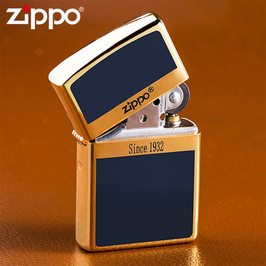 ZIPPO lighter ZIPPO armor wood grain trademark origin SINCE1932zp kerosene windproof men's business lighter blue origin-regular