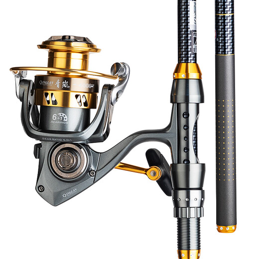 Guangwei (GW) 2.4-meter sea rod set fishing rod super hard large object long-range throwing rod fishing rod sea fishing rod sea rod throwing fishing gear